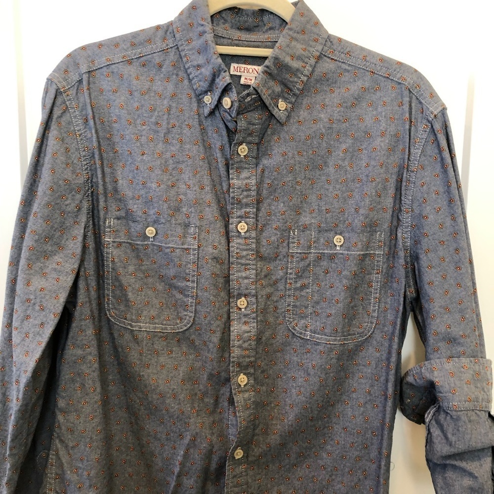 Merona Patterned Button Down Shirt